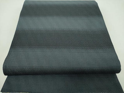 平和屋着物▼両面　六通柄袋帯　変わり市松　金糸　やまと誂製　正絹　逸品　未使用　DABJ8500ps