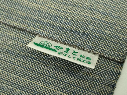 平和屋着物▼八寸名古屋帯　横段文　金銀糸　やまと謹製　正絹　逸品　DABJ8582ps