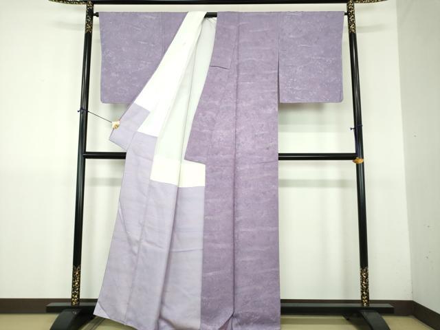 平和屋着物●京友禅作家　黒島敏　小紋　霞文　暈し染め　正絹　逸品　未使用　DABJ8633ps
