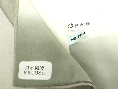 平和屋着物●上質な小紋　作家物　霞間道　暈し染め　正絹　逸品　DABJ8641ps