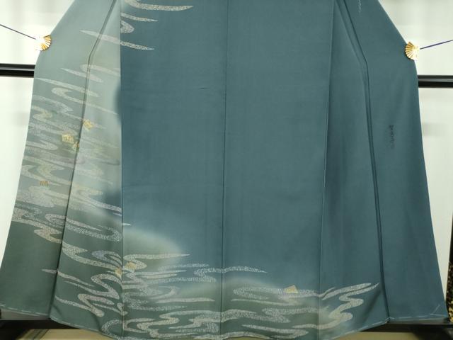 平和屋着物●訪問着　竹屋町刺繍　霞源氏香　暈し染め　金彩　正絹　逸品　未使用　DABJ8653ps