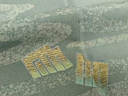 平和屋着物●訪問着　竹屋町刺繍　霞源氏香　暈し染め　金彩　正絹　逸品　未使用　DABJ8653ps
