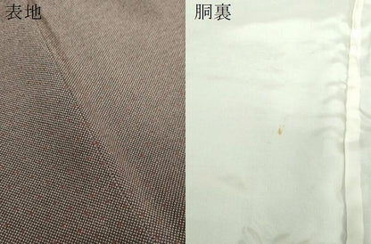 平和屋着物▼伝統工芸士 砂川健一　江戸小紋　行儀　正絹　逸品　DABJ8654ps