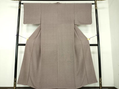 平和屋着物▼伝統工芸士 砂川健一　江戸小紋　行儀　正絹　逸品　DABJ8654ps