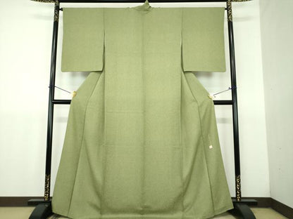 平和屋着物●江戸小紋　作家物　鮫小紋柄　正絹　逸品　DABJ8674ps