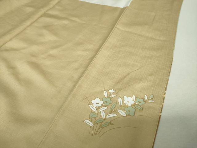 平和屋着物●訪問着　地紙花文　暈し染め　金彩　正絹　逸品　DABJ8681ps