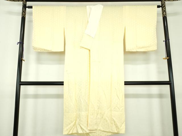平和屋着物●長襦袢　無双仕立て　絞り　麻の葉文様　正絹　逸品　DABJ8684ps