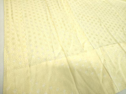 平和屋着物●長襦袢　無双仕立て　絞り　麻の葉文様　正絹　逸品　DABJ8684ps