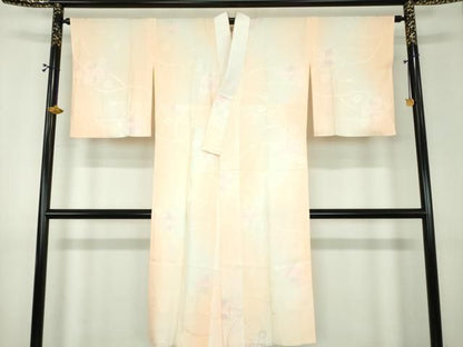 平和屋着物●上質な長襦袢　袷　雪輪花地紋　暈し染め　正絹　逸品　DABJ8685ps