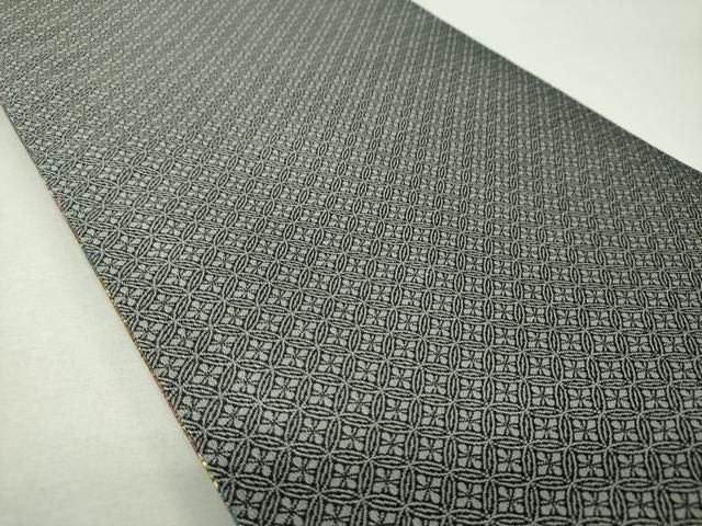 平和屋着物▼両面　六通柄袋帯　地紙正倉院花鳥文　金糸　正絹　逸品　DABJ8861ps