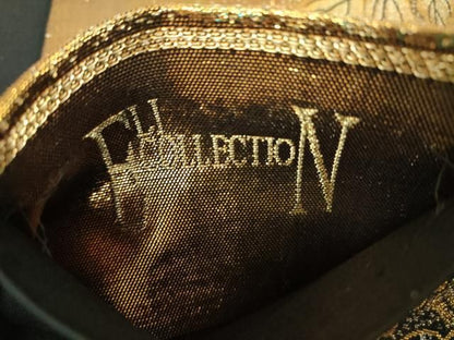 平和屋着物▼六通柄袋帯　ELICOLLECTION　草花文　金糸　正絹　逸品　DABJ8973ps
