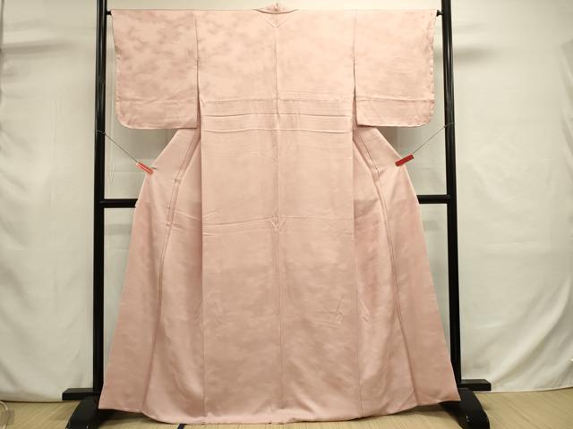 平和屋着物■上質な色無地　霞地紋　虹色　暈し染め　正絹　逸品　DABJ9009ya