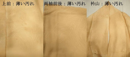 平和屋着物■上質な小紋　墨流し地紋　暈し染め　正絹　逸品　DABJ9013ya