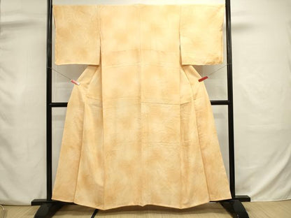 平和屋着物■上質な小紋　墨流し地紋　暈し染め　正絹　逸品　DABJ9013ya