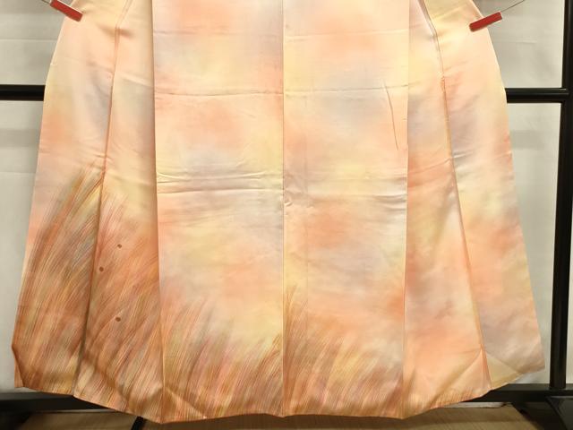 平和屋着物■訪問着　露芝文　暈し染め　金彩　正絹　逸品　DABJ9026ya