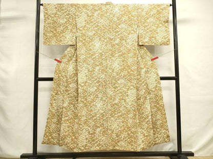 平和屋着物■上質な小紋　風景文　正絹　逸品　DABJ9028ya