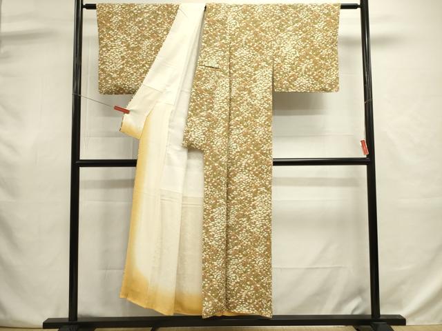 平和屋着物■上質な小紋　風景文　正絹　逸品　DABJ9028ya