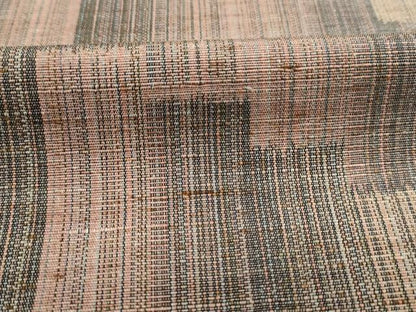 平和屋着物■上質な紬　幾何学文　正絹　逸品　DABJ9044ya