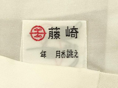 平和屋着物■上質な紬　幾何学文　正絹　逸品　DABJ9044ya