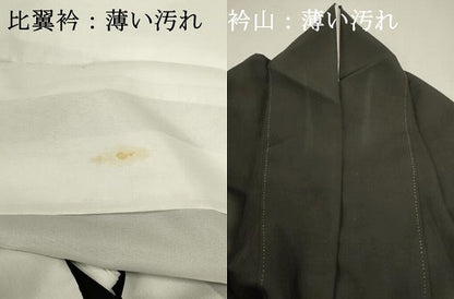 平和屋着物■豪華黒留袖　御所車人物花松文　枝梅　暈し染め　金彩　正絹　逸品　DABJ9053ya