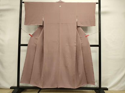 平和屋着物■上質な色無地　鴇浅葱色　正絹　逸品　未使用　DABJ9054ya