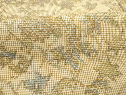 平和屋着物■上質な小紋　草花文　正絹　逸品　DABJ9056ya