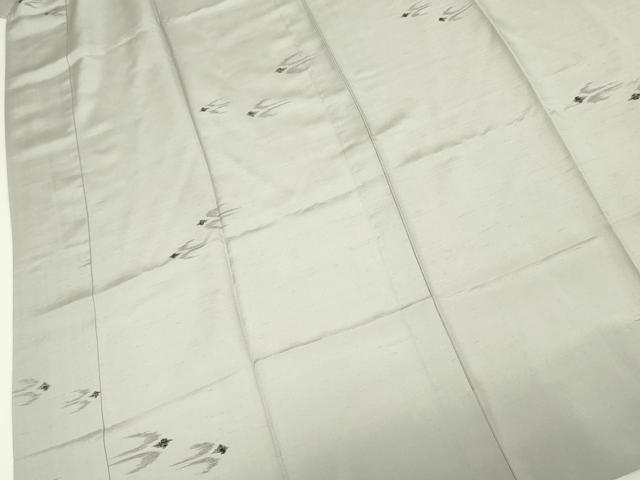 平和屋着物■長襦袢　単衣　燕絣　正絹　逸品　DABJ9059ya