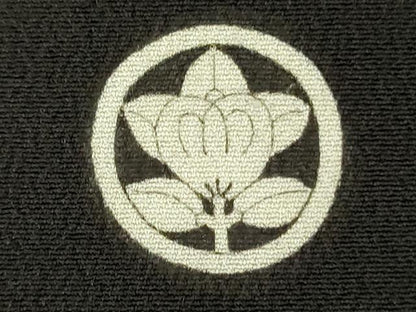 平和屋着物■豪華黒留袖　駒刺繍　地紙花文　鹿の子　金銀糸　正絹　逸品　DABJ9073ya