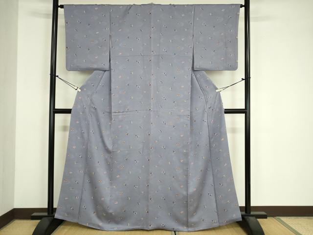 平和屋着物■上質な小紋　飛鳥文　正絹　逸品　DABJ9076ya