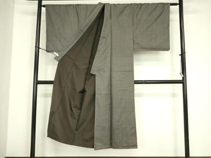 平和屋着物■男性　本場大島紬　80亀甲　総詰め　正絹　逸品　未使用　DABJ9090ya