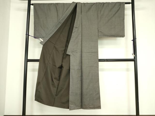 平和屋着物■男性　本場大島紬　80亀甲　総詰め　正絹　逸品　未使用　DABJ9090ya