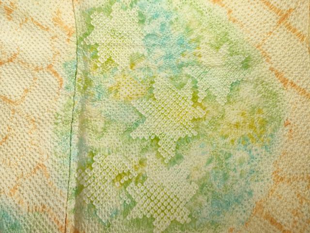平和屋着物■豪華振袖　総絞り　花丸文　正絹　逸品　DABJ9115ya