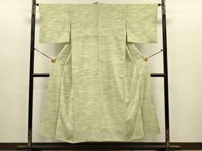 平和屋着物■虹色創家　本郷大田子　小紋　霞文　暈し染め　正絹　逸品　DABJ9141ya