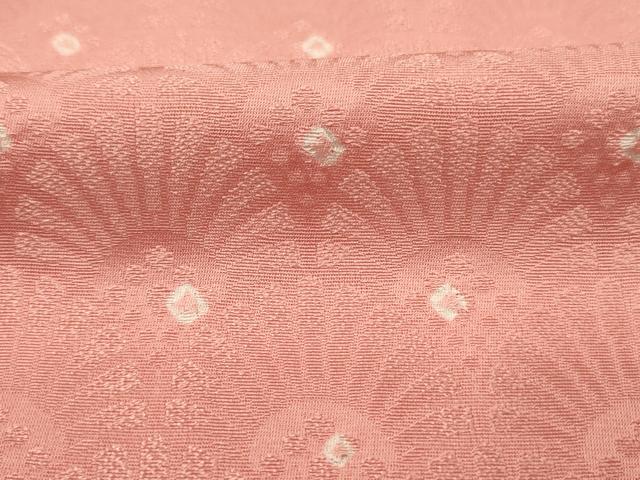 平和屋着物■上質な小紋　絞り　青海波地紋　正絹　逸品　DABJ9142ya