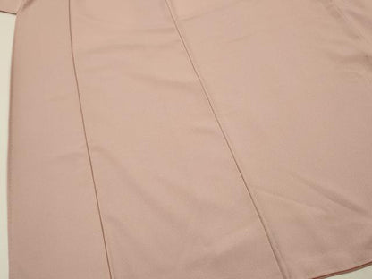 平和屋着物■上質な色無地　洗柿色　正絹　逸品　DABJ9155ya
