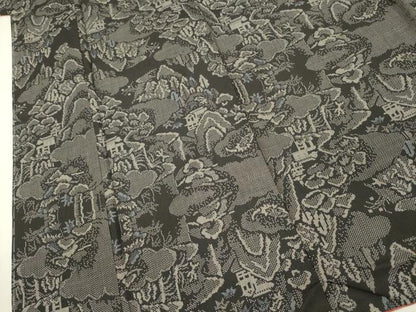 平和屋着物■本場大島紬　7マルキ　風景文　正絹　逸品　DABJ9158ya