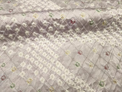 平和屋着物■上質な小紋　総絞り　流水文　正絹　逸品　DABJ9163ya