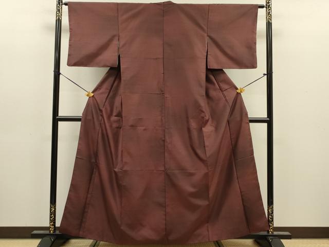 平和屋着物■上質な紬　霞文　暈し染め　正絹　逸品　DABJ9186ya