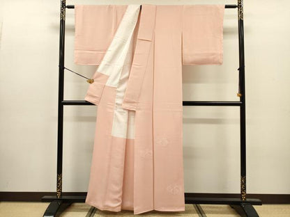 平和屋着物■色留訪問着　桐　水柿色　正絹　逸品　DABJ9188ya