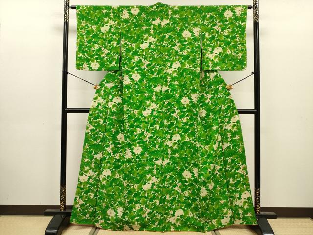 平和屋着物■上質な小紋　乱菊　正絹　逸品　DABJ9189ya