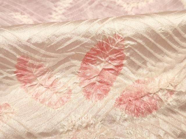 平和屋着物■上質な小紋　絞り　雲取り唐草文　正絹　逸品　DABJ9190ya