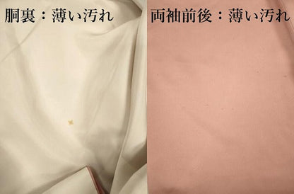 平和屋着物■訪問着　幾何学花文　金彩　正絹　逸品　DABJ9191ya