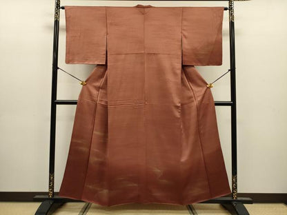平和屋着物■訪問着　霞文　暈し染め　金彩　正絹　逸品　DABJ9192ya
