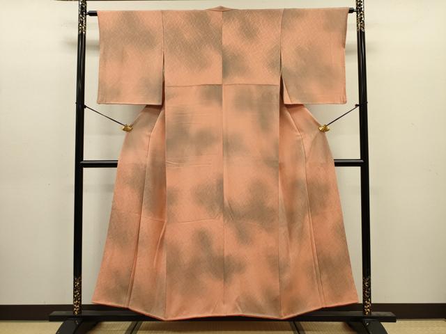 平和屋着物■上質な小紋　霞文　暈し染め　正絹　逸品　DABJ9195ya
