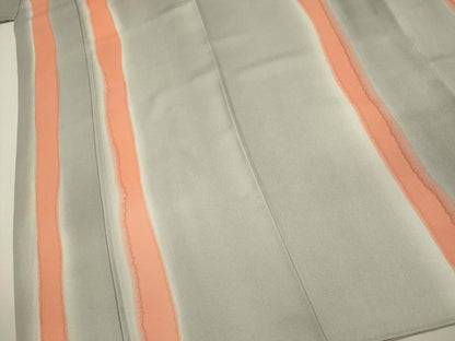平和屋着物■上質な小紋　間道　暈し染め　正絹　逸品　DABJ9199ya