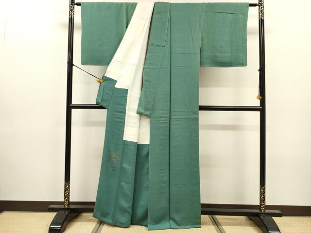 平和屋着物■江戸小紋　作家物　鮫小紋柄　正絹　逸品　DABJ9200ya