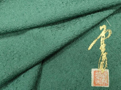 平和屋着物■江戸小紋　作家物　鮫小紋柄　正絹　逸品　DABJ9200ya