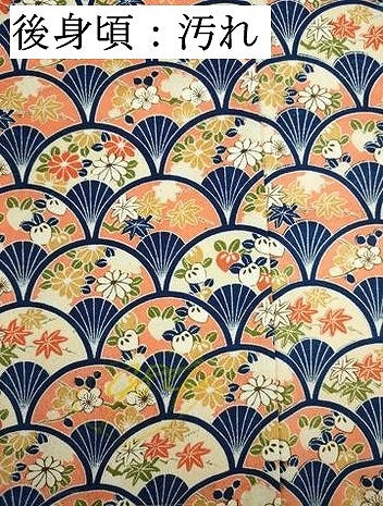 平和屋着物■上質な小紋　花青海波　正絹　逸品　DABJ9211ya