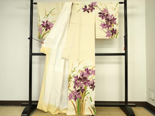 平和屋着物■訪問着　蘭　金彩　正絹　逸品　DABJ9216ya
