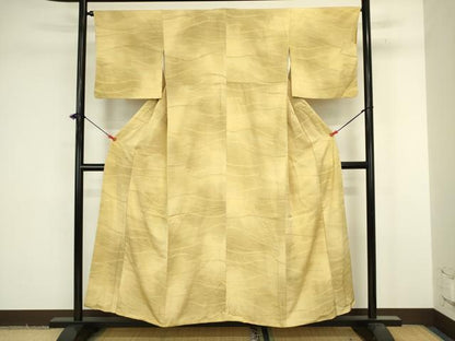 平和屋着物■上質な小紋　芝文　暈し染め　正絹　逸品　DABJ9218ya